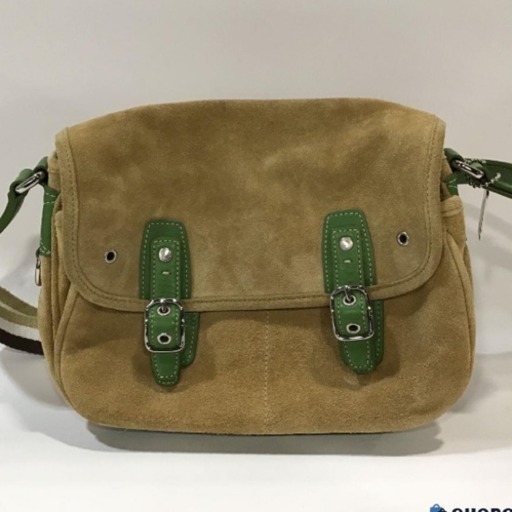 NWOT Coach Suede and Leather Crossbody